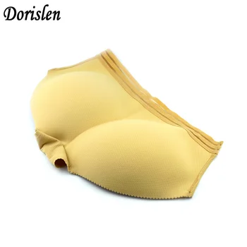 

Dorislen Women Breathable Briefs Butt Hip Up Padded Panties Female Seamless Bottom Sponge Underwear 100pcs