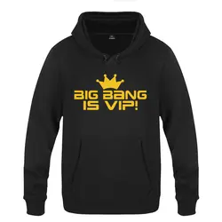 Bigbang VIP Кофты для мужчин 2018 s флисовый пуловер с капюшоном толстовки