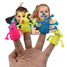 Пальчиковые Куклы набор игрушек для детей прекрасная история лица Время ролевые игры реалистичные для малышей Детские игрушки Корабль из F5