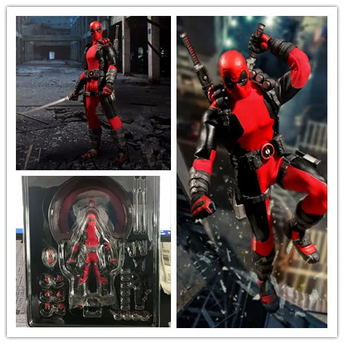 

MCR HOT DC Marvel Deadpool X-Men Super Hero 1:12 Collective BJD Figure Toys 16cm Toys for Children Gift