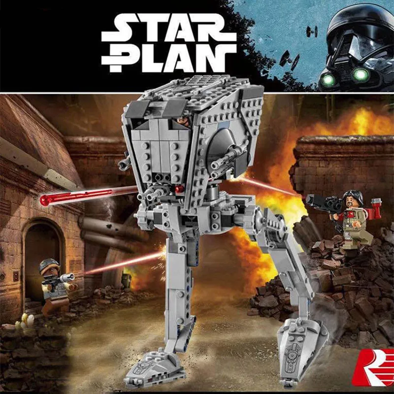 LOZ-471-Pcs-Star-Series-Guerre-La-Rogue-Un-AT-ST-Ensemble-Walker-ducatifs-Blocs-de (1)