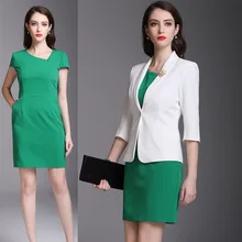 High end профессиональной одежды, Весна и осень костюм, модные платья, бизнес ПР, пригородных костюм, юбка, большой юбка