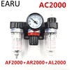 Piezas neumáticas AC2000, unidad de tratamiento de aire, regulador de presión de aceite/separación de agua, filtro AR2000 AL2000 AF2000 1/4 