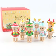 Sonny Angel Рождественские серии мини ПВХ Фигурки Коллекционная модель игрушки 6 шт./компл