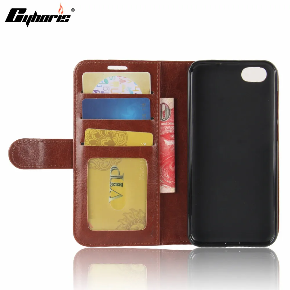 

Cyboris cases For ZTE Blade A6 Lite Cases Funda Luxury PU Leather Wallet Cover Phone Flip case for ZTE A6 Lite Caso Coque