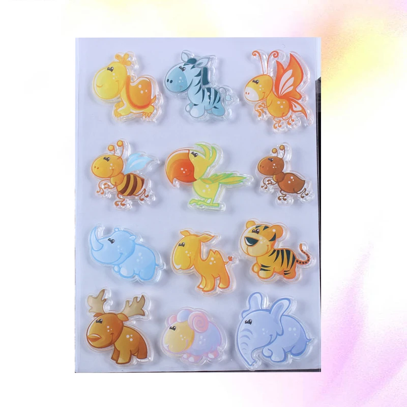 TYLL Animal Silicone Clear Stamps For Scrapbooking DIY Photo Album Cards Decoration Transparent Stamp Craft Tools | Канцтовары для
