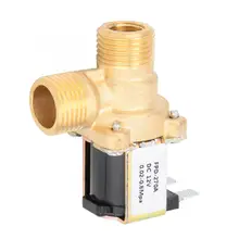 DC12V, DC24V, AC220V G1/" Нормально закрытый латунный электромагнитный клапан входной переключатель воды