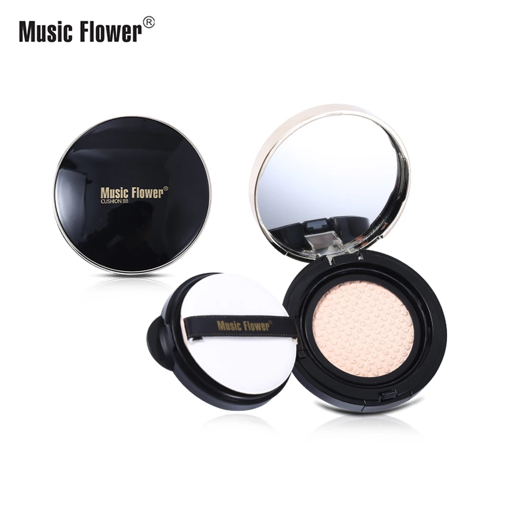 Music Flower новая матовая и увлажняющая Подушка BB крем Палитра естественных уход за