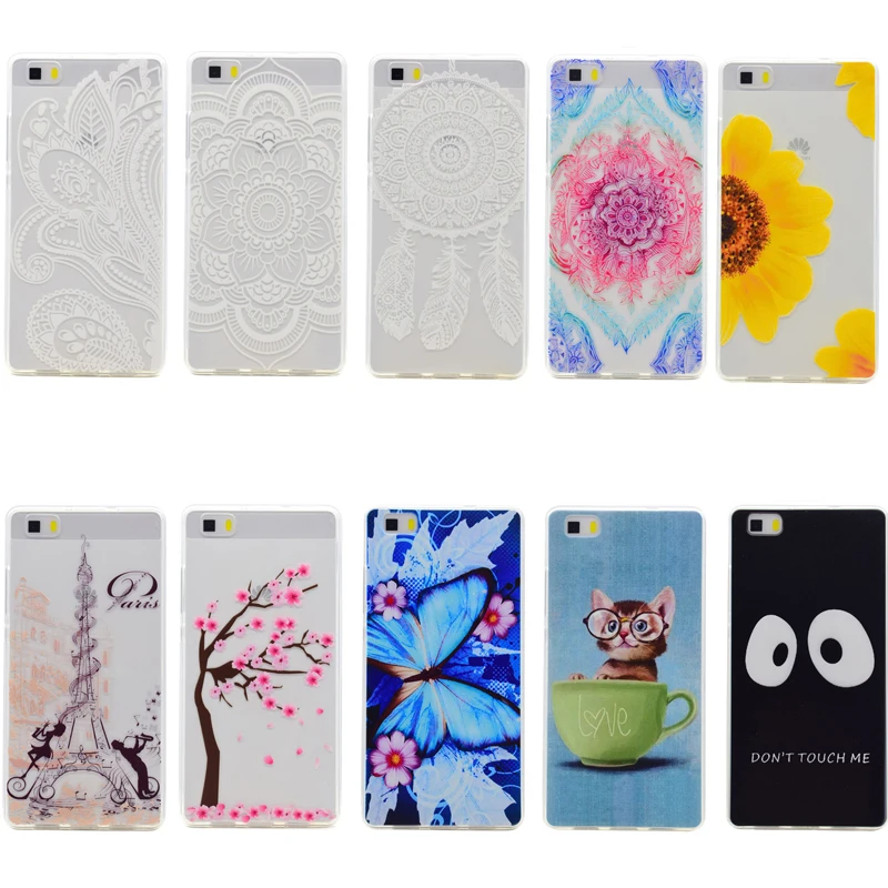 

Luxury Clear Silicon Phone Soft TPU Cover Shell Fundas for Huawei P8 P9 Lite Y5C Y6 PRO Y600 625 635 Honor 4C 4X 5C 5X 6X Case