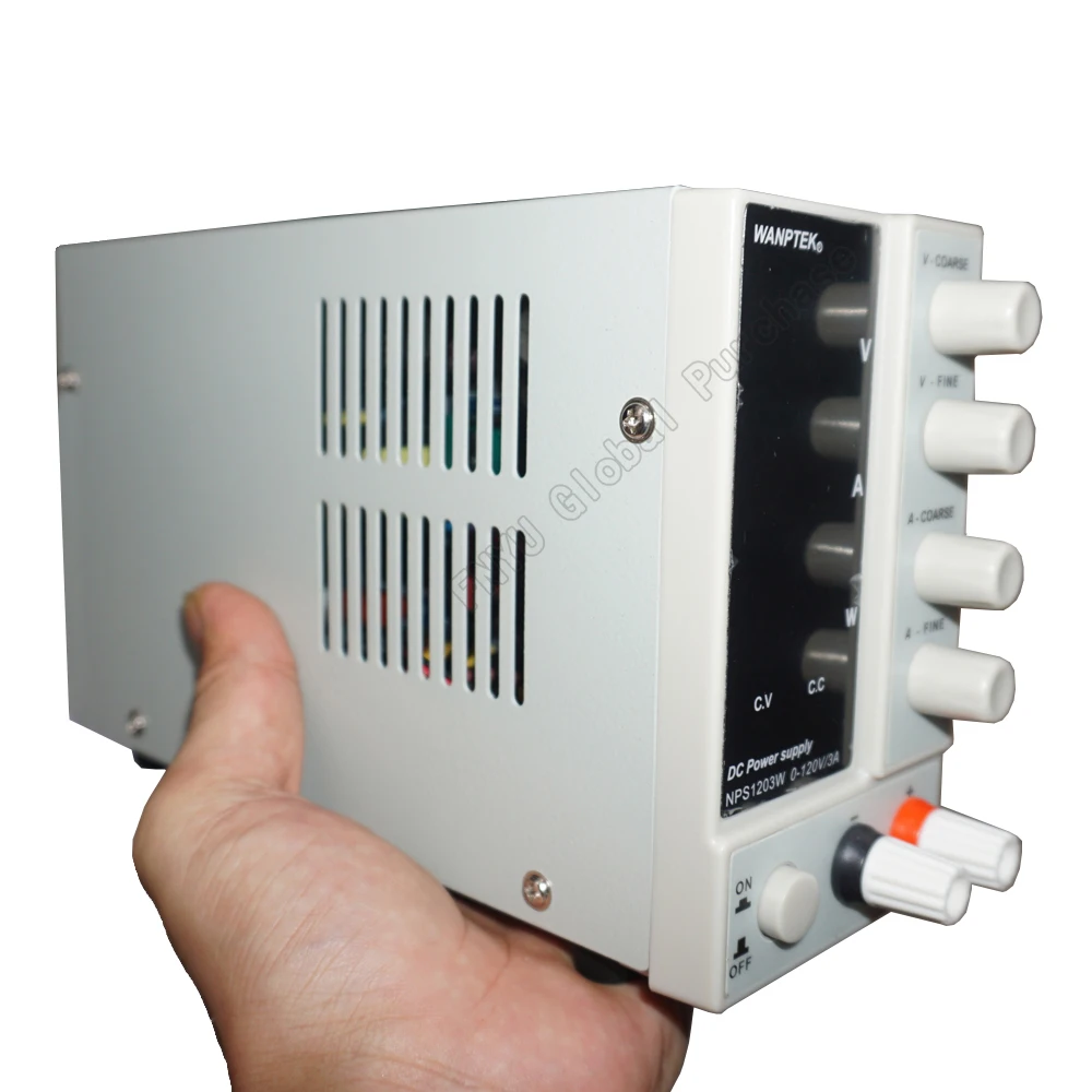 

NPS1203W Mini DC regulated power supply Power 120V 3A Display Adjustable Digital Laboratory Test Power Supply