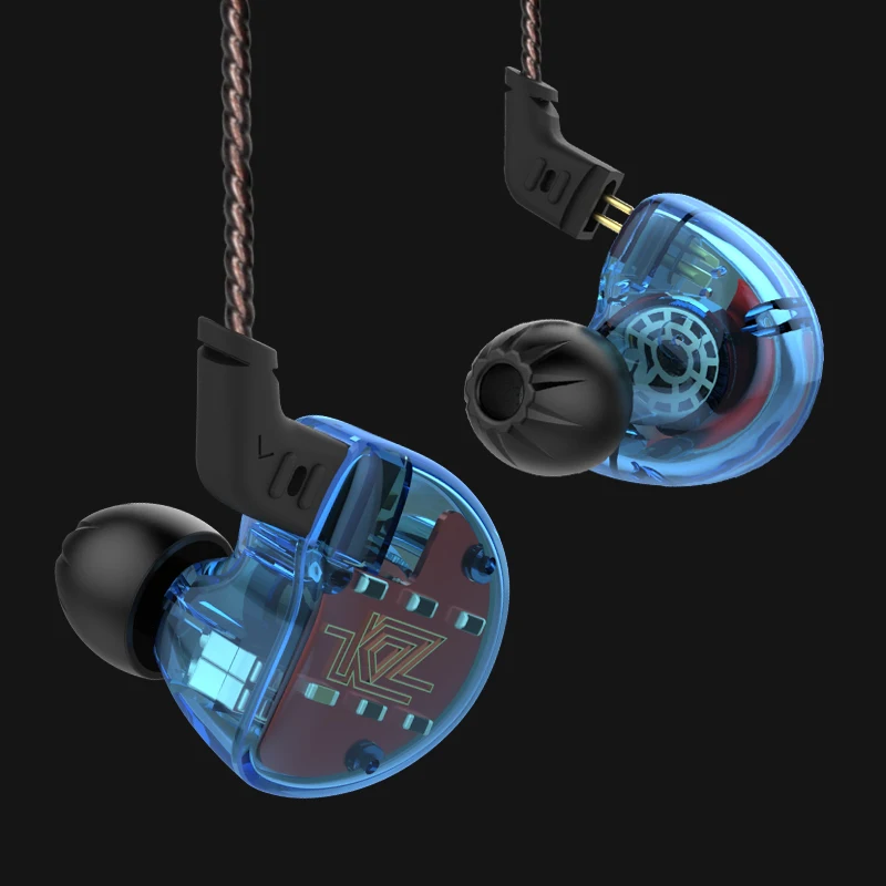 Goedkoop NIEUWE 100% Originele KZ ZS10 4BA + 1DD 10 Drivers Oortelefoon in HIFI 3.5 MM Bedrade Headset met Microfoon Sport DJ stereo Voor iphone Xiaomi
