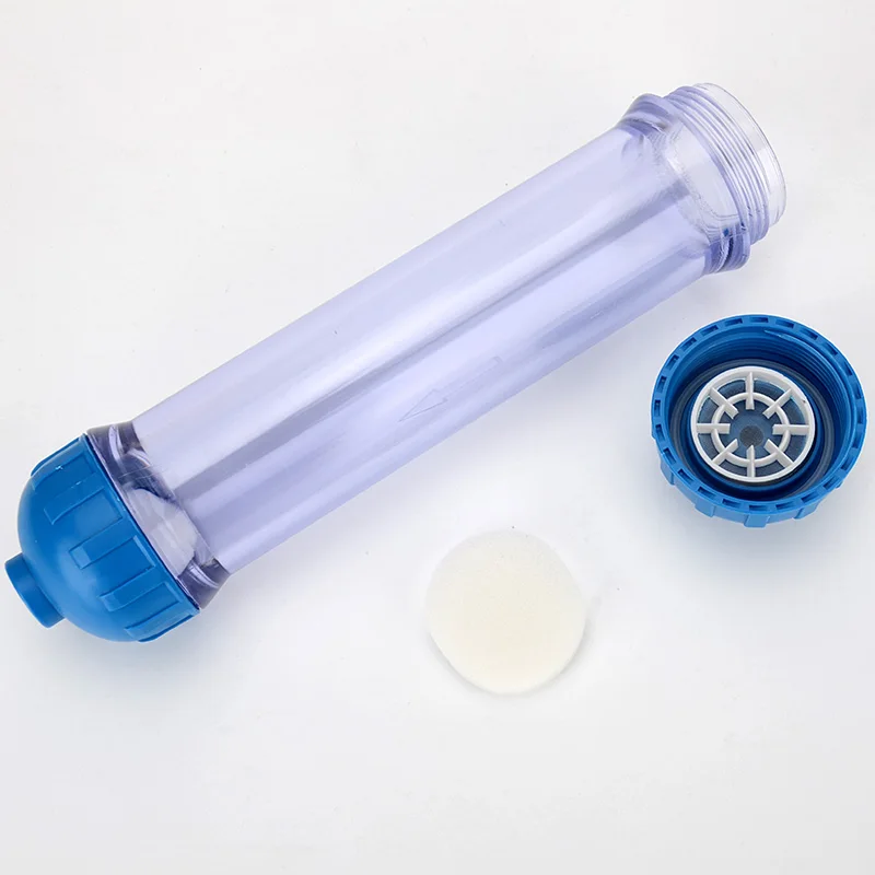 Empty T33 Filter Shell 10 Inch Inline Refillable Water Filter Cartridge With Quick Fittings Can Fill GAC Carbon KDF DI RESIN Empty T33 Filter Shell 10 Inch Inline Refillable Water Filter Cartridge With Quick Fittings Can Fill GAC Carbon KDF DI RESIN