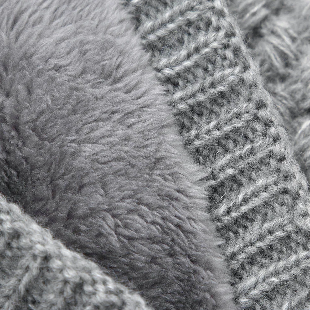 Женский зимний теплый шарф 40, модный плотный вязаный шарф из искусственного кашемира, женские мягкие теплые шарфы