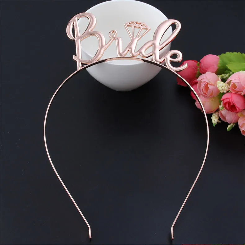 2018 New Bride Large alphabet hair hoop Head hoop of flower child head ornaments for European wedding guests Fashion Jewelry