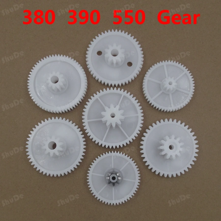 Buy RS380 RS550 motor gear box plastic gear for