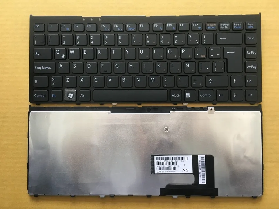 LA Latin Keyboard for Sony Vaio VGN-FW VGN FW Series with Black Frame Laptop | Компьютеры и офис