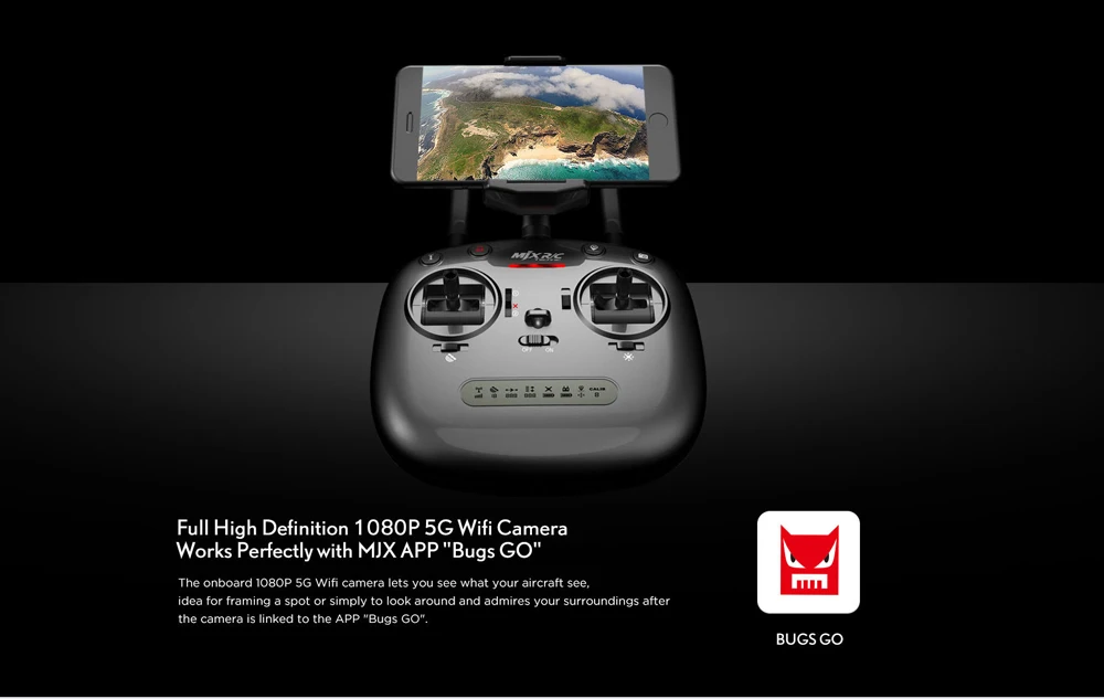 MJX B2SE 5G WiFi FPV 1080P камера gps бесщеточный удерживающий высоту Радиоуправляемый Дрон Квадрокоптер RTF