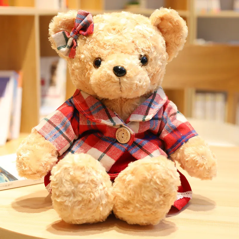 af Narkoman Amorous New lovely 1PC 45cm 6Kinds New Teddy Bear Plush Toys With clothes Korean  Dress Couple Teddy Bear Doll Girls Birthday Presents|Stuffed & Plush  Animals| - AliExpress