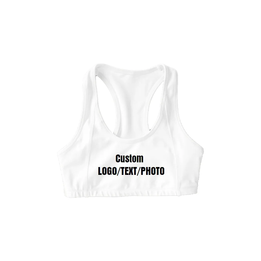 

Custom Bra Fitness Tank Women Vest Tops Print LOGO/TEXT/PHOTO