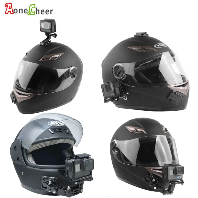 Держатель подбородка для мотоциклетного шлема Gopro 7/6/5 SJ4000/SJ7/SJ8 xiaomi yi 4k sony