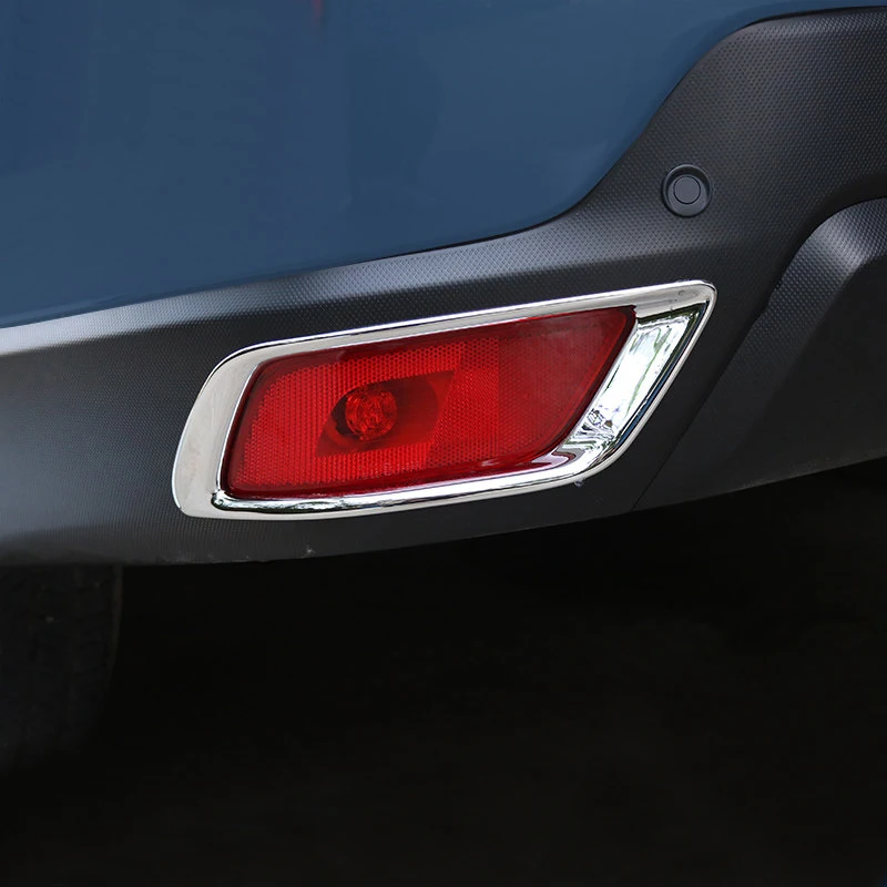 Автомобильный Стайлинг ABS Хром Внешний Хвост задний противотуманный фонарь крышка Накладка наклейка 2 шт для Subaru Forester SK