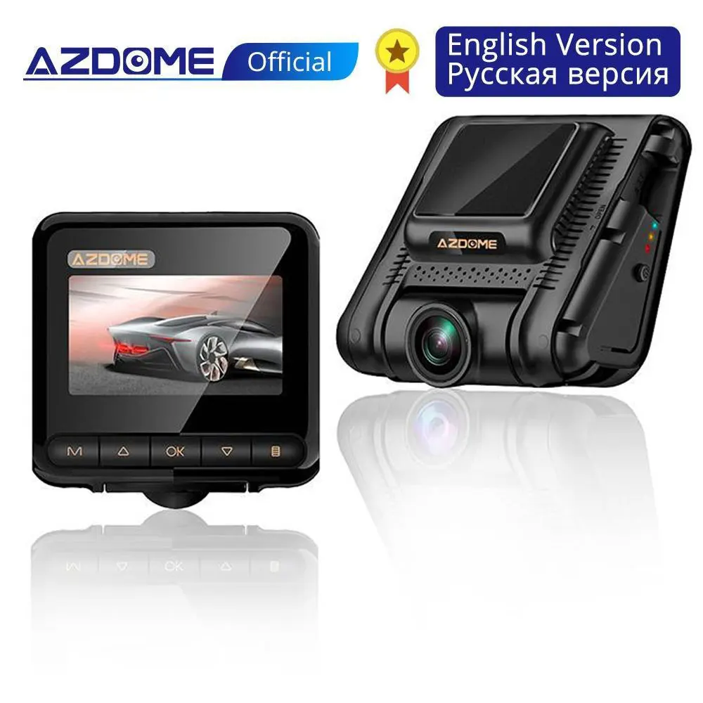 

AZDOME M02P Dual Lens Car DVR Dashcam Camera Driving Recorder 170 Wide Angle Lens 1080P Full HD Car Camera Cam Wifi G-Sensor