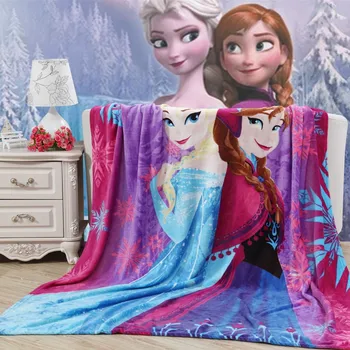 

150x200cm Disney Frozen blanket flannel children blanket baby quilt duvet cover cartoon blanket air conditioning girl boy gift