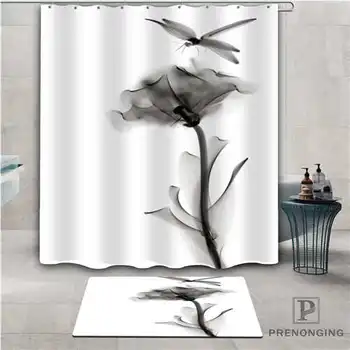 

Custom Dragonfly (1) Waterproof Shower Curtain Doormat Home Bath Bathroom Polyester Fabric Multi Sizes#2019-01-12-296