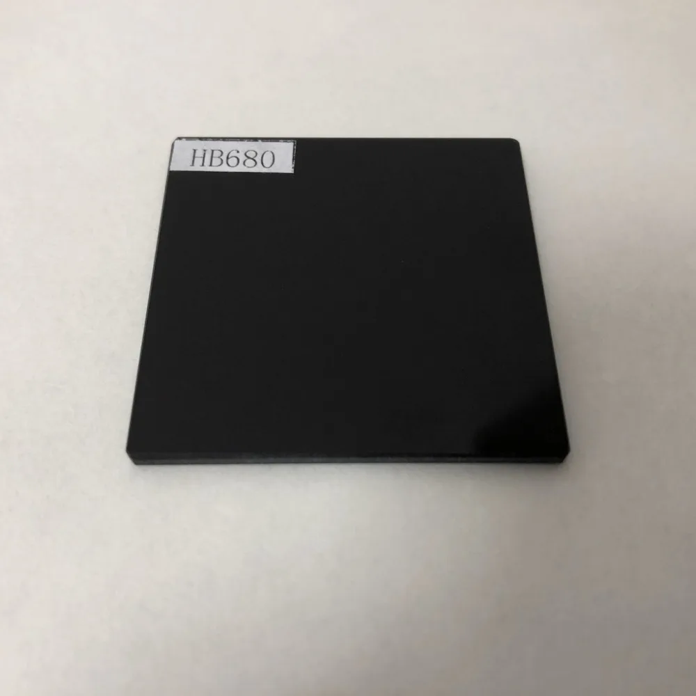 Ультрафиолетовый фильтр ir 680nm размер 50x50 мм HB680|Оптические фильтры| |