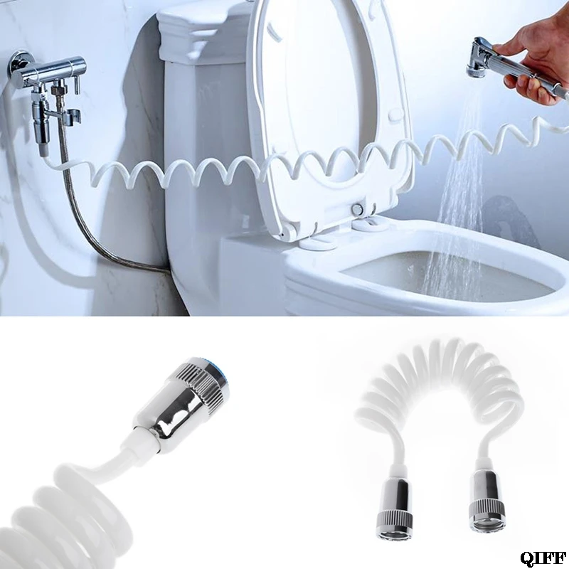 

Flexible Shower Hose For Water Plumbing Toilet Bidet Sprayer Telephone Line Mar28