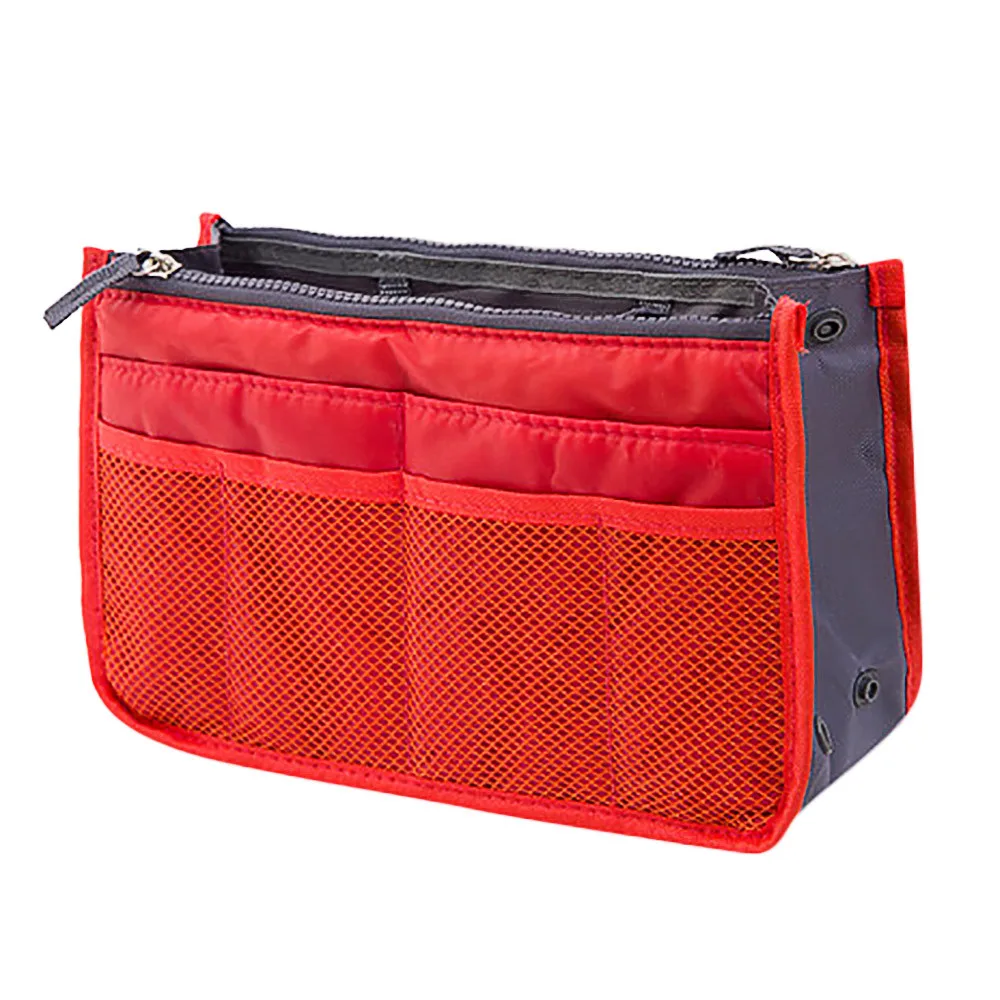 

Makeup Bag Cosmetic Case Storage Fashion Beautiful Cosmetic Bag For Make Up Insert Handbag Organiser Liner Tidy K520