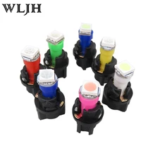 WLJH 5 Colors Car Styling T5 Gauge light 5050 SMD Instrument Dashboard Led Indicator Lamp Bulb with 3/8″ Twist Socket For Honda