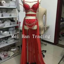 Горный хрусталь Блестки бикини бюстгальтер Короткие со шлейфом Наряд Костюмы Для женщин сексуальное яркий Костюмы комплект певица танец этап одежда