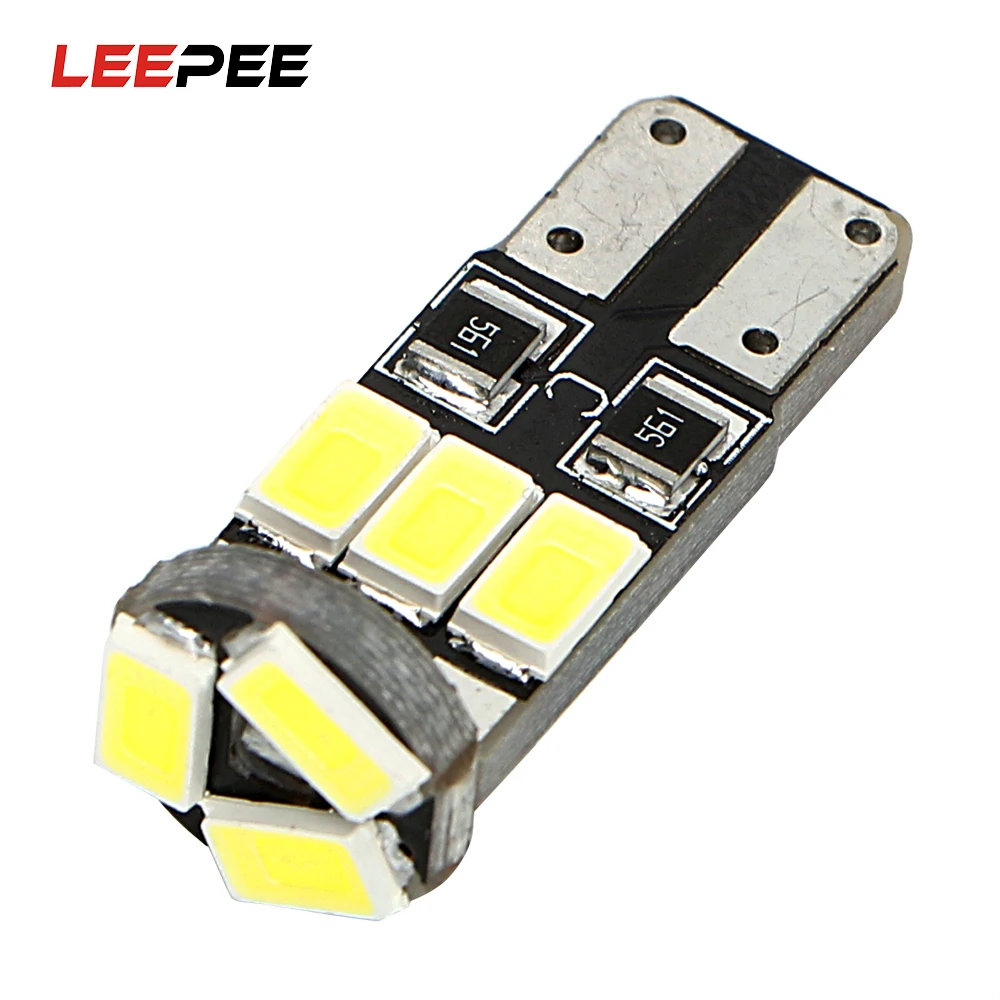 LEEPEE T10 2835 9SMD автомобильная лампа габаритная подсветка приборная панель