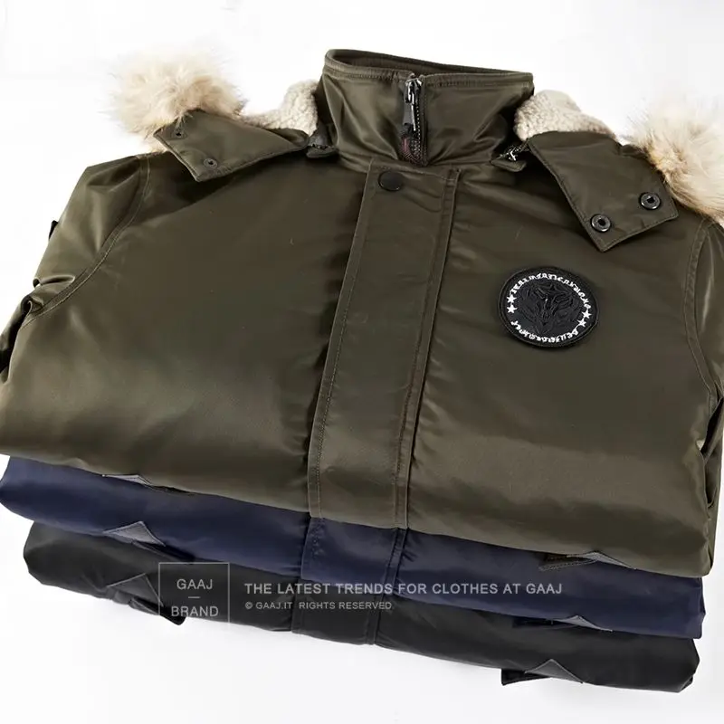 HISTREX военная зимняя куртка длинная мужская с капюшоном толстые парки теплые зимние армии пилот карман ветрозащитная куртка ветровка# GA1J6