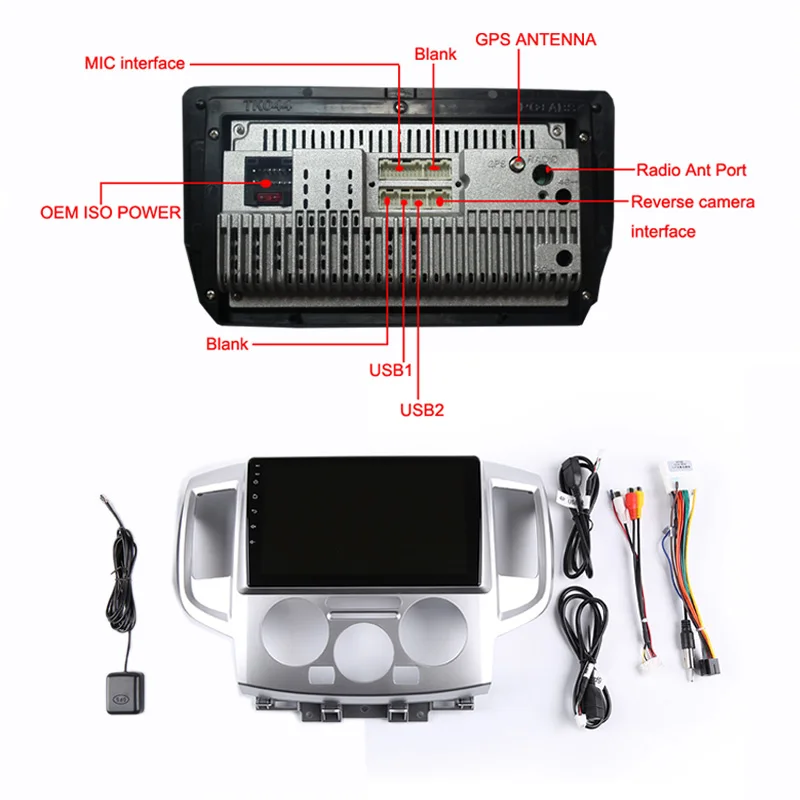 Top 9" 2.5D IPS Android 8.1 Car DVD Multimedia Player GPS for Nissan NV200 2010 2011-2014 audio car radio stereo navigation 5