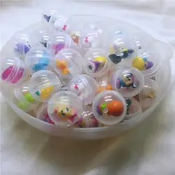200 шт./упак. диаметр 2,8 см прозрачный пластиковый капсулы игрушки шары с различные фигуры игрушки мини куклы смесь для торговый автомат