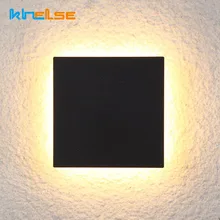 Водонепроницаемый IP65 Наружное освещение в стиле модерн бра 10 Вт квадратный светодио дный Настенные светильники садовые вилла декоративные крытый коридор AC220V