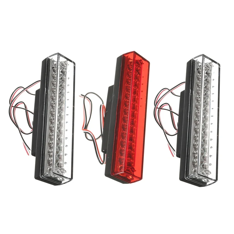 

Hot CHMSL Car 12V Universal 26 LEDs Brake Warning Strobe Lamp Light Red /Blue / White Waterproof