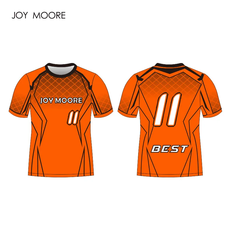 orange and black football jersey