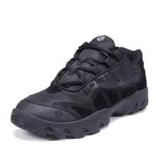 2016 Esdy Extérieure Low Cut Cheville chaussures Désert Tactique Militaire Bottes de Combat de L’armée Bottes Chaussures Botas Hommes Travail Randonnée Bottes