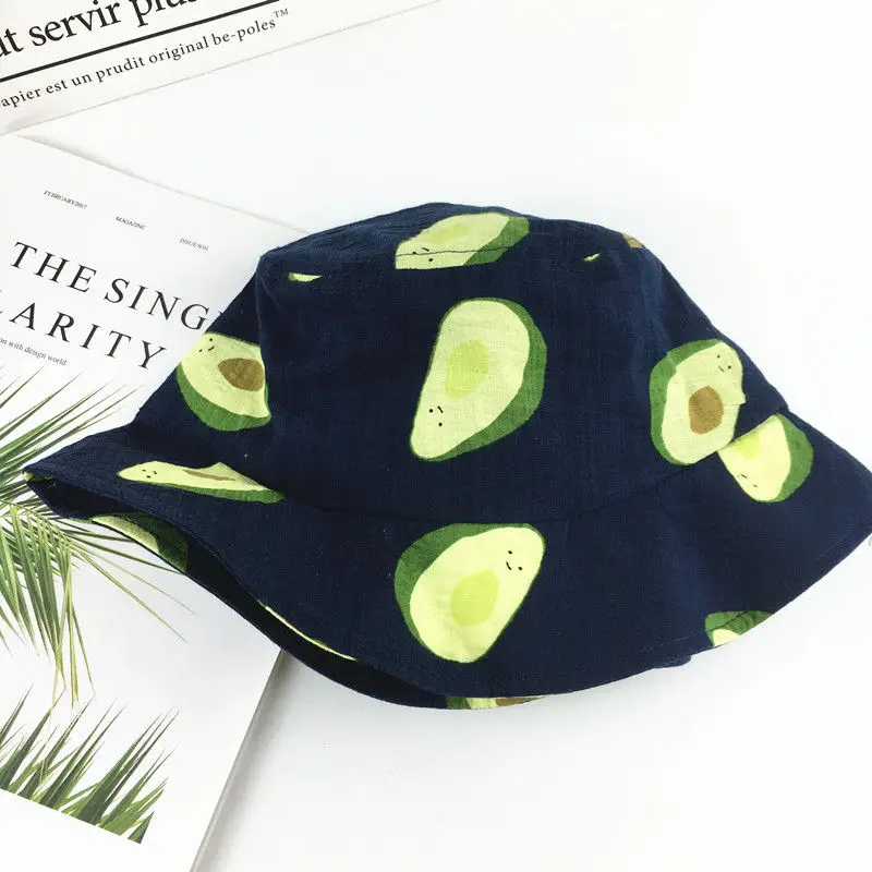 LDSLYJR 2019 хлопок с принтом с фруктами Панама для рыбака шляпа Открытый Дорожная шляпа шляпы от солнца для мужчин и женщин 199