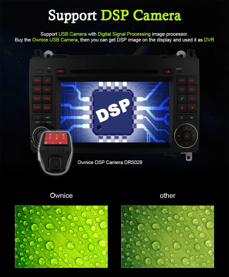Best Ownice 4G SIM LTE Android6.0 8 Core 32G ROM Car DVD GPS Navi For Mercedes A-class W169 Sprinter W209 Crafter Viano Vito LT3 W245 6