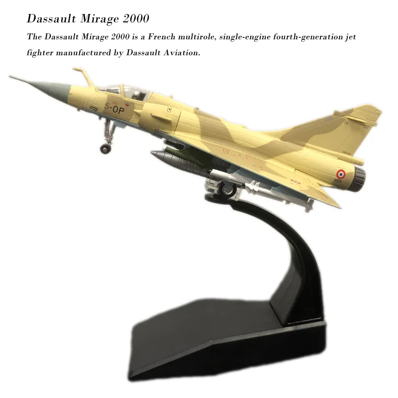 AMER 1/100 масштаб Франция dassaft Mirage 2000 истребитель литой под давлением металлический военный самолет модель игрушки для подарка/коллекции