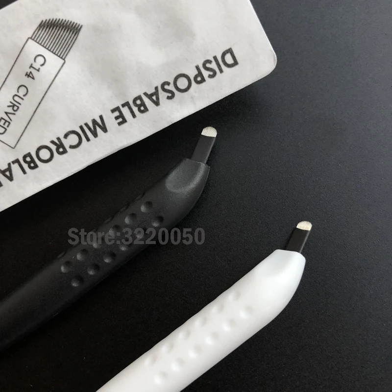 Manual de Ferramenta de 15 Descartáveis Caneta Microblading Tatuagem Agulhas Sombreamento Duplo Tebori Microblade Agulha Ferramentas Kit Armas With18 u 4 Pistola para tatuagem
