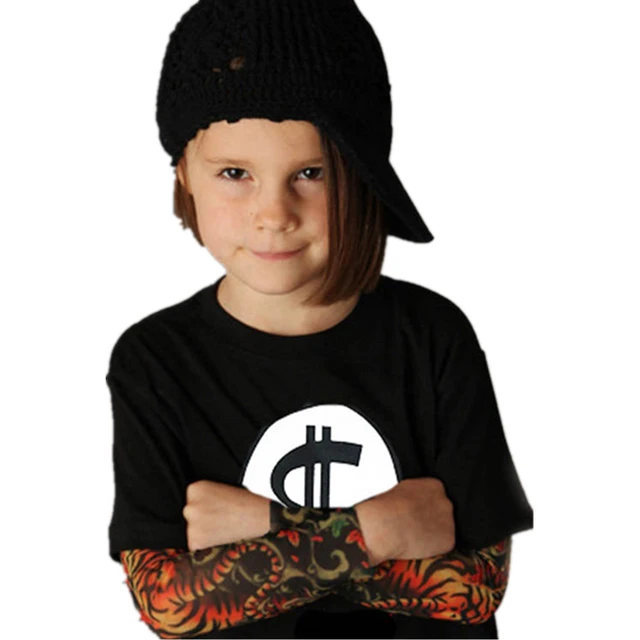 baby boys girls t shirt 2017 splicing hip hop wind thorns tattoo baby boys girls t shirt 2017 splicing hip hop wind thorns tattoo