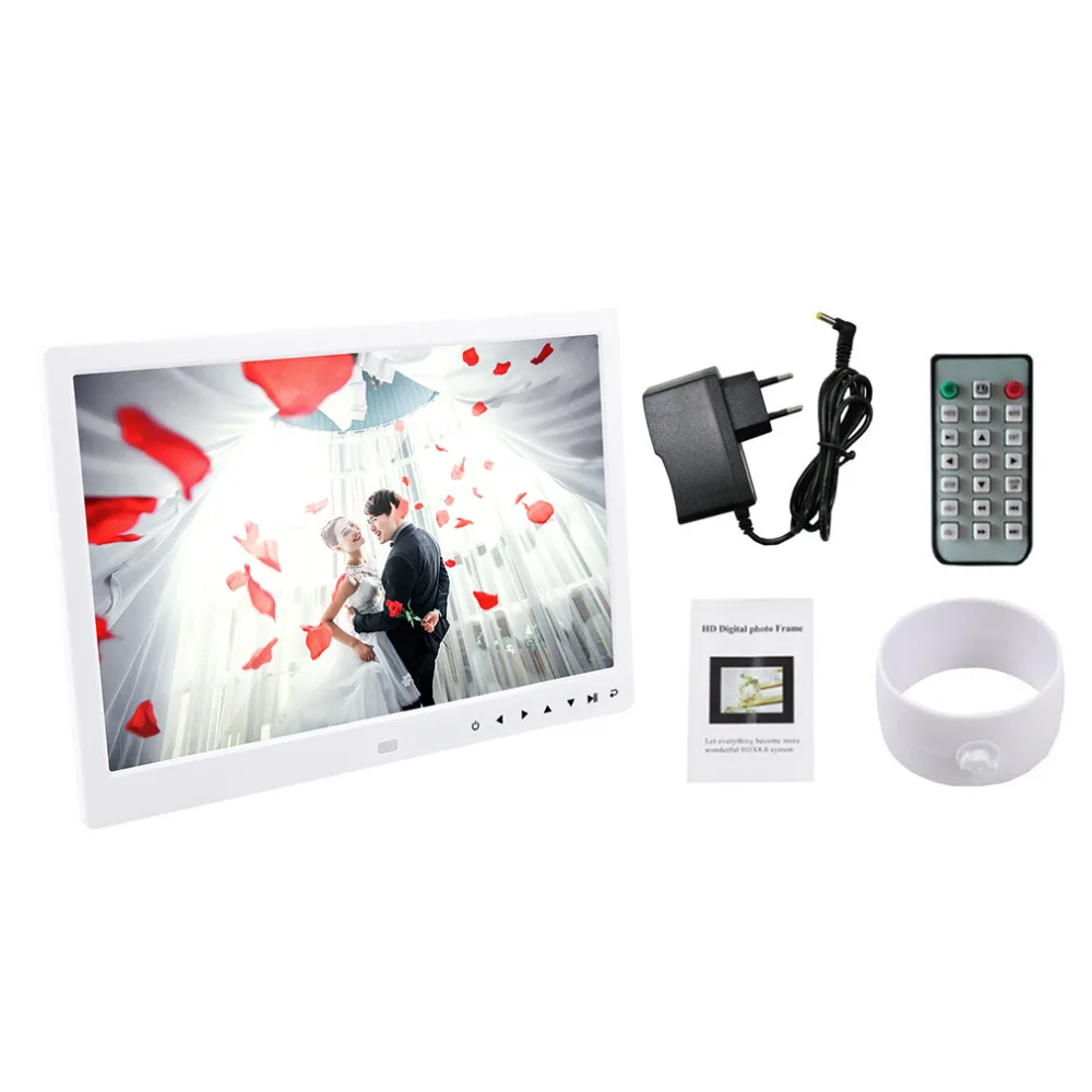 

13 Inch 1280*800 HD Front Touch Digital Photo Frame High Resolution Wide Screen Picture Frame Photo Album Frame US/EU/UK Plug