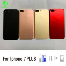 Guanao для Iphone 7 P 7 Plus, корпус в сборке, металлическая рамка, задняя крышка батареи, задняя дверь с логотипом, sim-карта, кнопка+ настройка IMEI