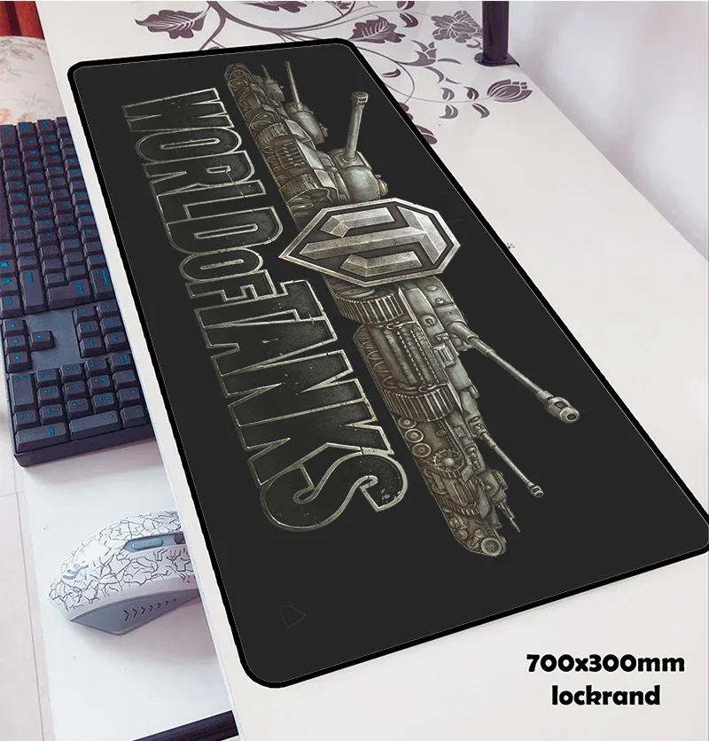 World of tanks mouse pad 700x300x3mm pad mouse notbook computer padmouse wot gaming mousepad gamer to keyboard mats mouse pad gaming mousepad