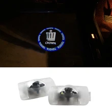 4pcs Luce Porta Auto For Car Door Light Logo Toyota Crown Car Door Logo Light 3D Ghost Shadow Light Voyant De Porte De Voiture